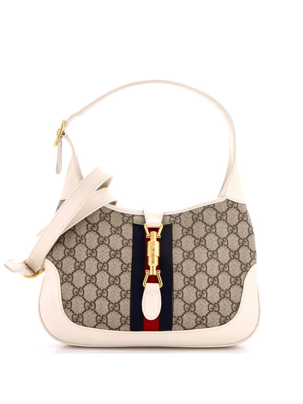 Gucci Jackie Hobo Gg Coated Canvas #331205G21B